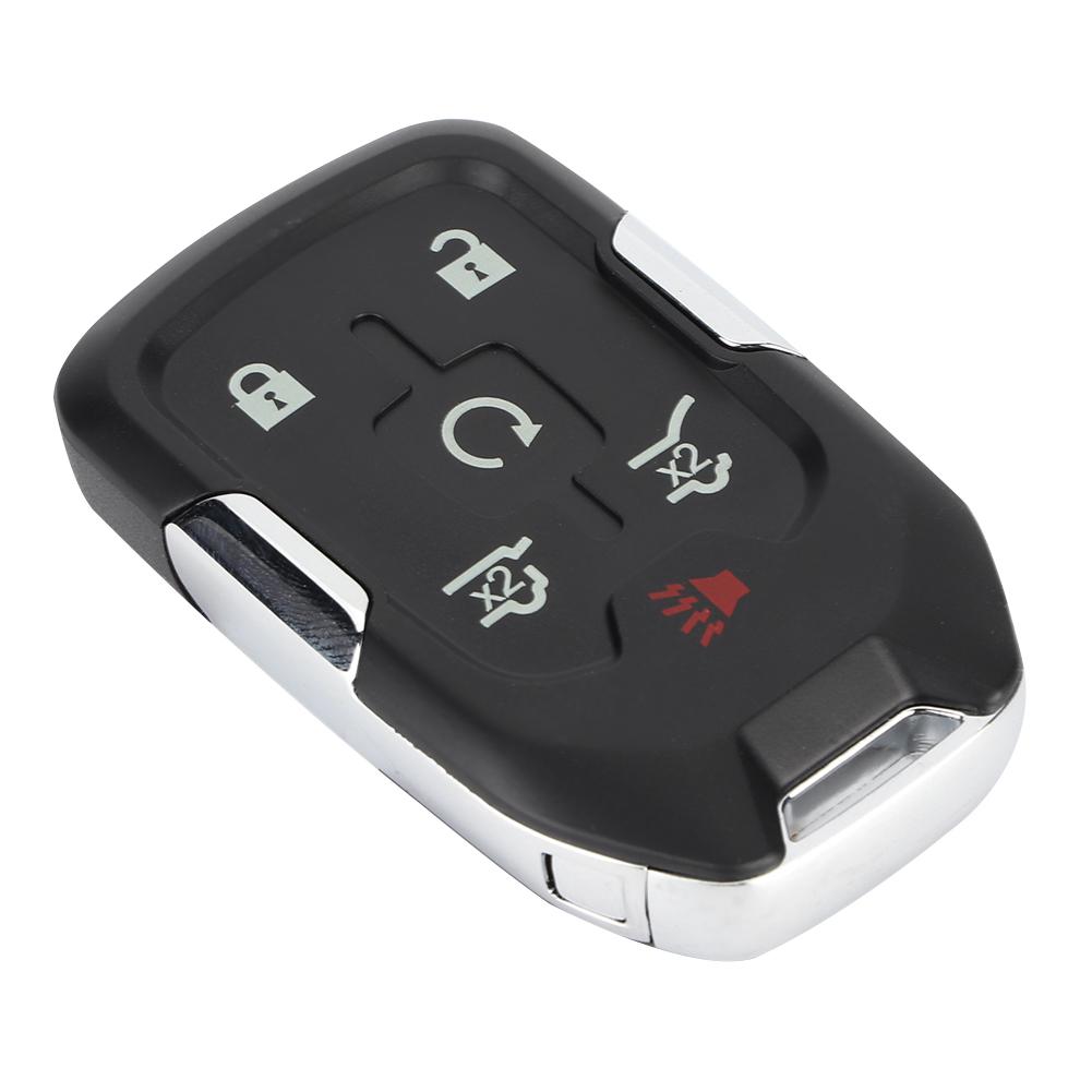 Guscio Porta Chiavi a Scatto per Telecomando Auto a 6 Pulsanti Adatto per Chevrolet Suburban Tahoe Yukon XL 13580802