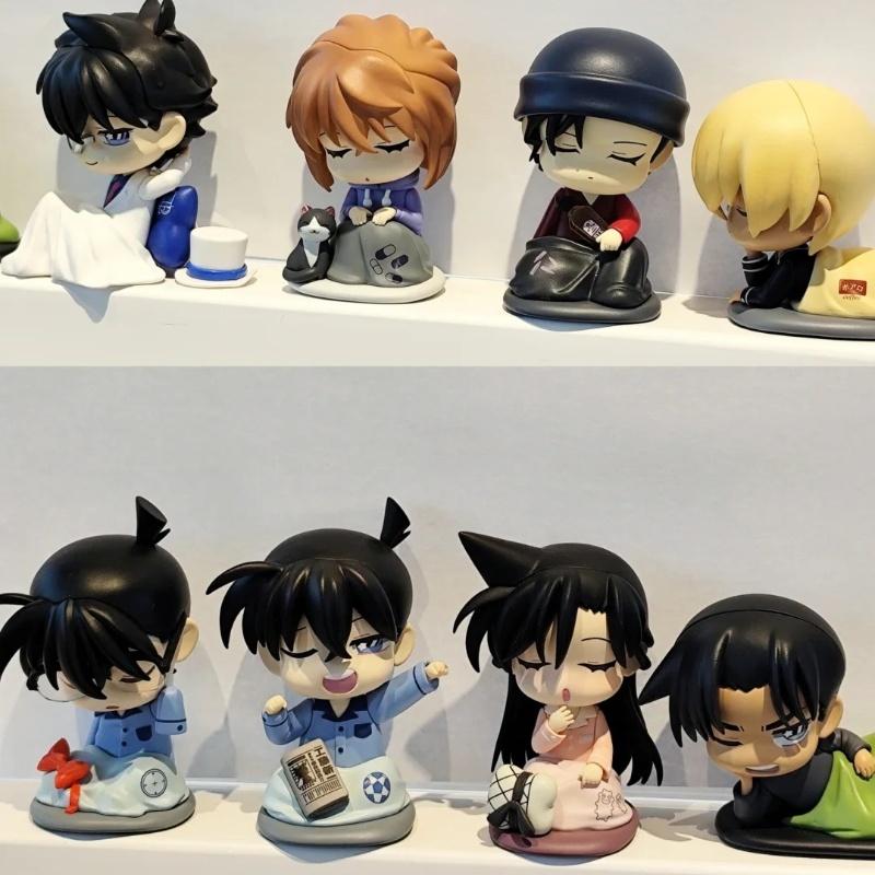 Genuine GOODS Detective Conan Cloth Group Series Intersting Box Shinichi Mauryan Kiddo Hand Figure Ornament