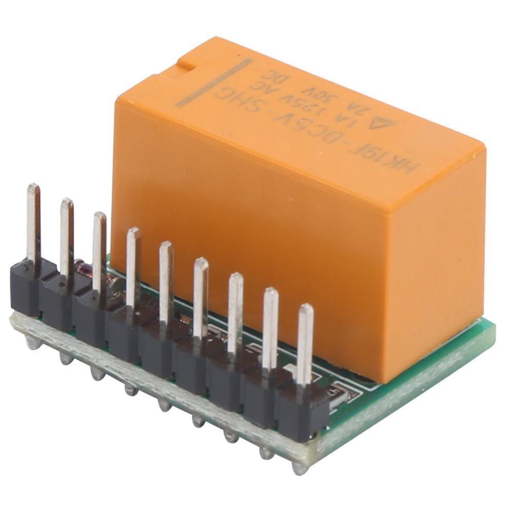 

DR21A01 Double‑Pole Double‑Throw Relay Module DPDT DC 5V/12V DPDT Relay Module Ultra Small Relay Module Industrial Control 5V