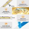 5M 10M 20M LED Adhesive Tape Light 110V 220V EU US Plug 2Pin Wire Bright Flex Strip 2835 240LEDs/m Home Decor Warm Natural White