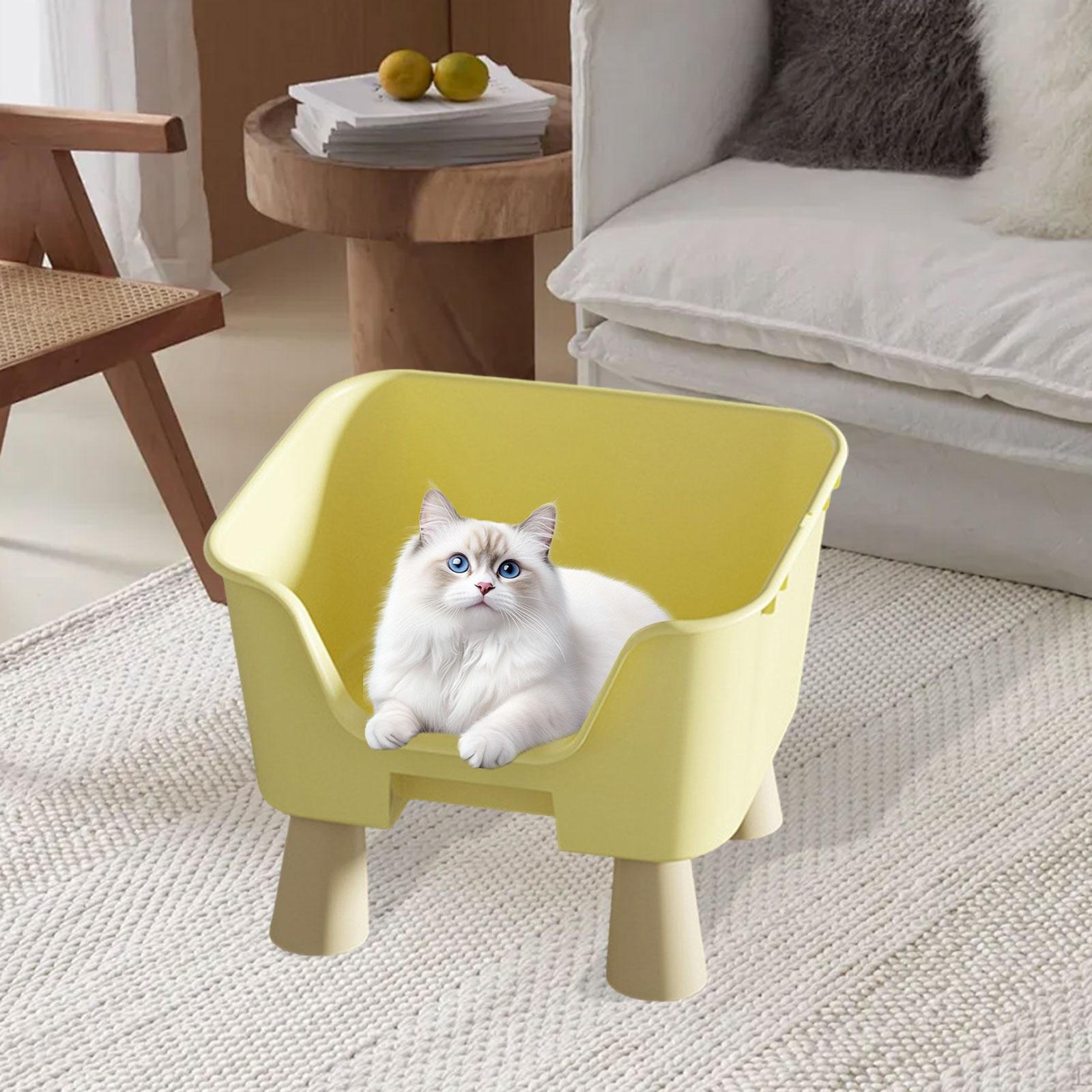 

Підвищене ліжко-лежанка для котів для кошенят, для використання в приміщенні та на вулиці S yellow