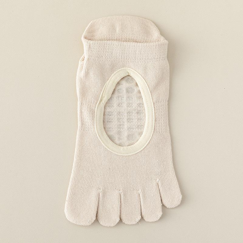 

Yoga Socks, Women s Five-finger Socks, Toe Separation Indoor Fitness Dance Sports Socks, Anti-slip and Shock-absorbing Pilates Women s Boat Socks 1 pair