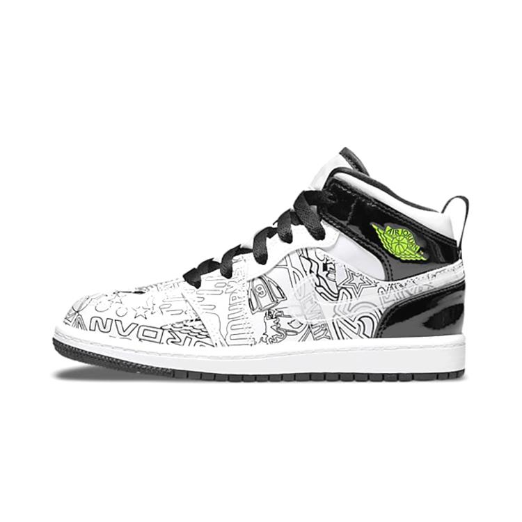 

Новые ДЕТСКИЕ баскетбольные кроссовки JORDAN Air JORDAN 1 для дошкольников DC4098-100 29.5