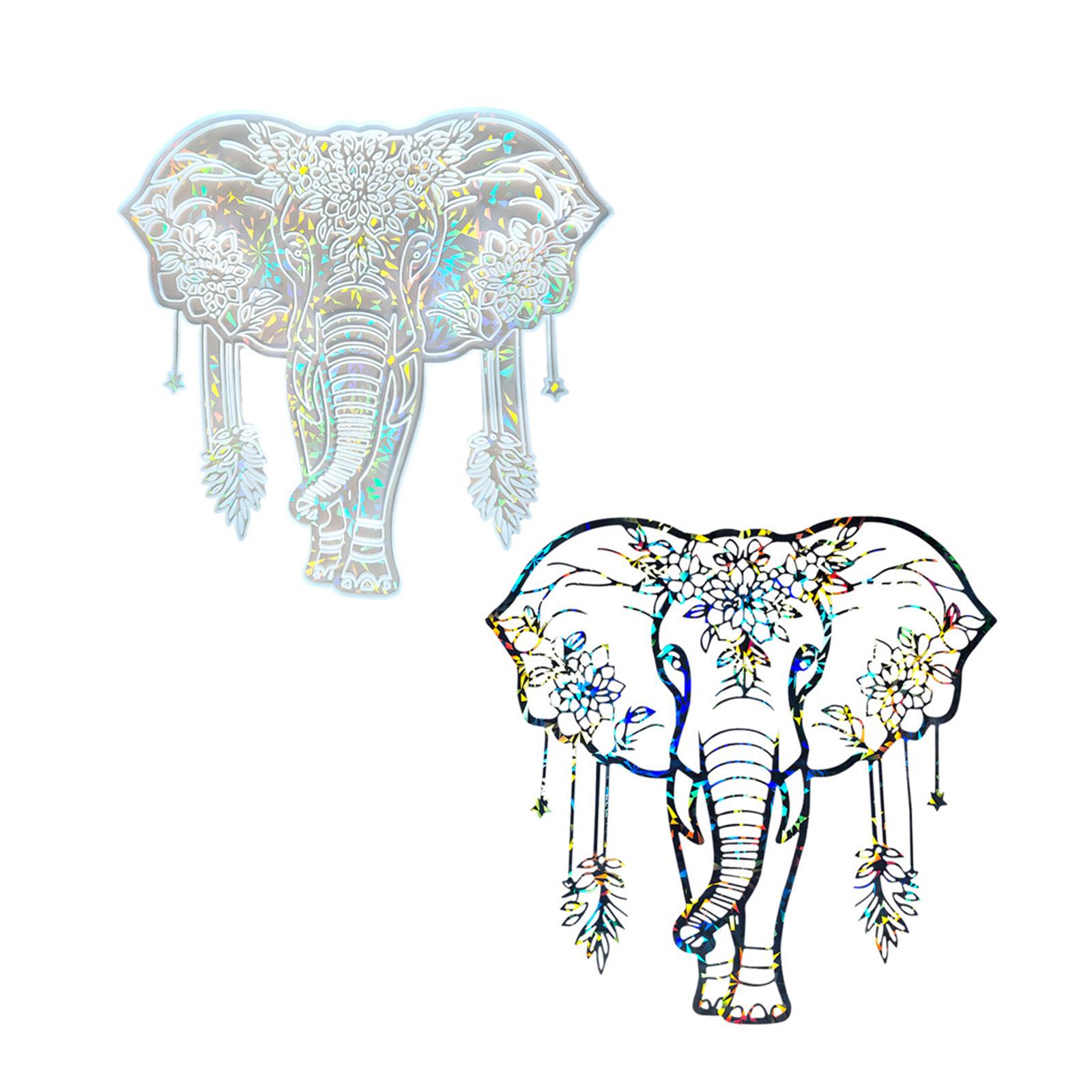 

Форма слона Настенное украшение Декоративная форма для рукоделия Голографическая силиконовая форма для наклейки на стену Инструмент для изготовления ювелирных изделий белый