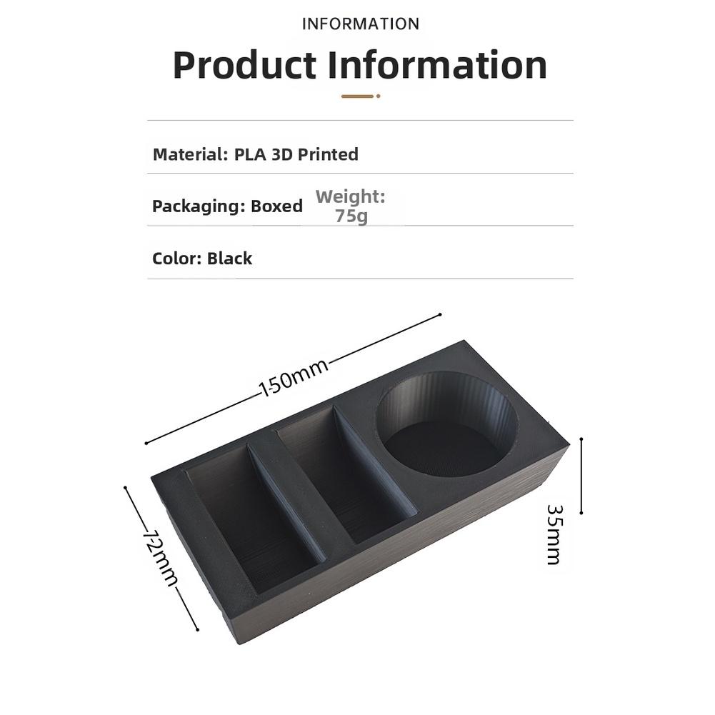 

1PC Coffee Machine Stand 15*7.2*3.5cm Coffee Portafilter Tamper Storage Base Premium Cafe ES601 ES701 Accessories Stand Case China Mainland