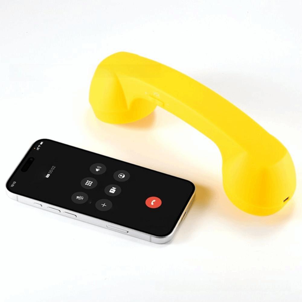 Telephone Style Phone Handset with Microphone Handheld Cell Phone Receiver