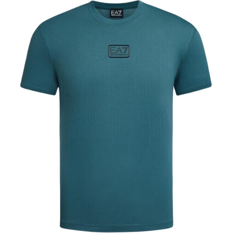 

Emporio Armani EA7 SS24 Logo Letter Print Crew Neck Short Sleeve T-Shirt Men tops Green 3DPT05-PJ02Z-1821 XL
