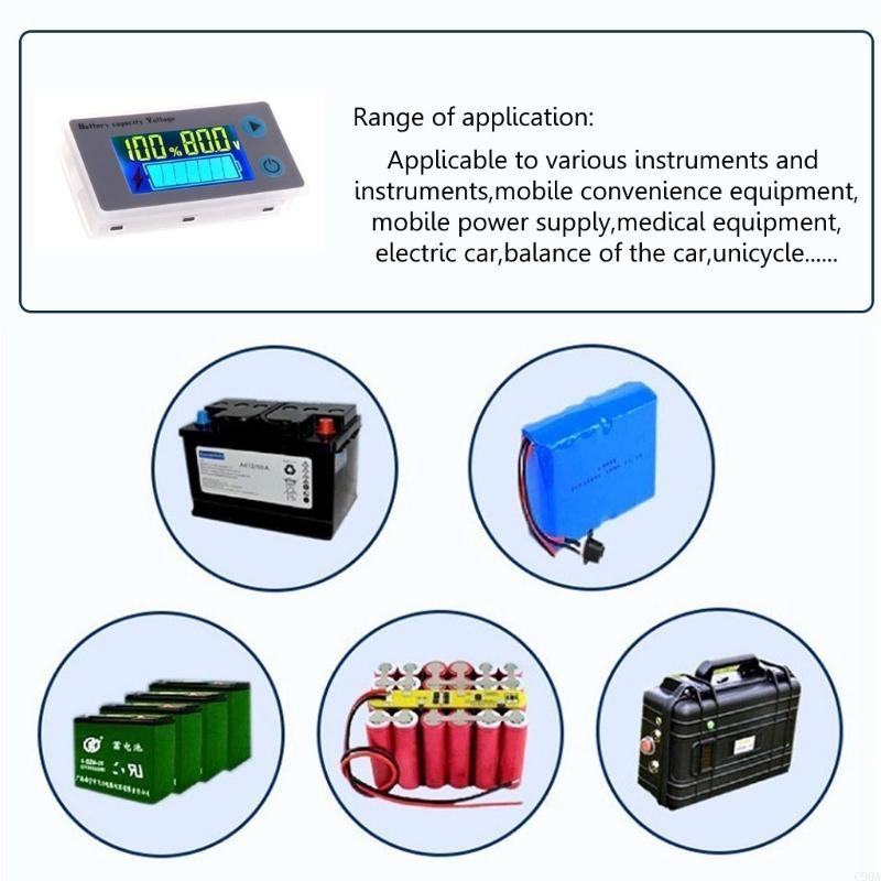 C90A 10-100V Universal Battery Capacity Screen Power Display Lead-acid China Mainland