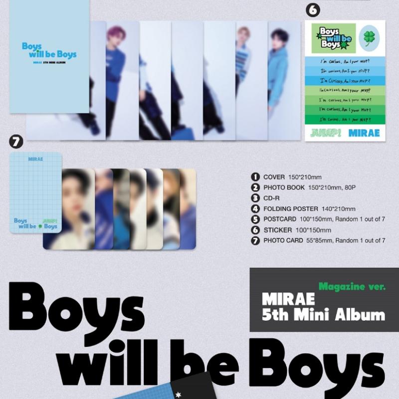 Future Boy Boys Will Be Boys 5th Mini Album