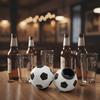 Press Type Football Bottle Opener Magnetic Drink Bottle Lid Opener  Party