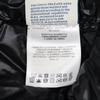 Moncler [Guter Zustand/Modell 2020] MONTCLA Moncra Innenlogo Bestickte Linie Kapuzen-Daunenjacke 0 schwarzGebraucht