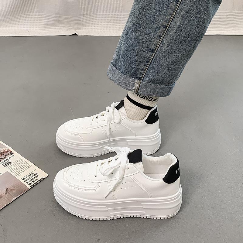 

Platform women s spring and autumn height increase new versatile student casual sports shoes niche board shoes 40