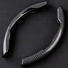 1Pair Car Steering Wheel Cover Carbon Fiber Steering Wheel Booster Universal 99% Model Non-Slip Auto Interior Accessories 38cm