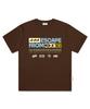 ESCAPEFROM Moving Triple Horse Print Oversized Short Sleeve T-Shirt Black