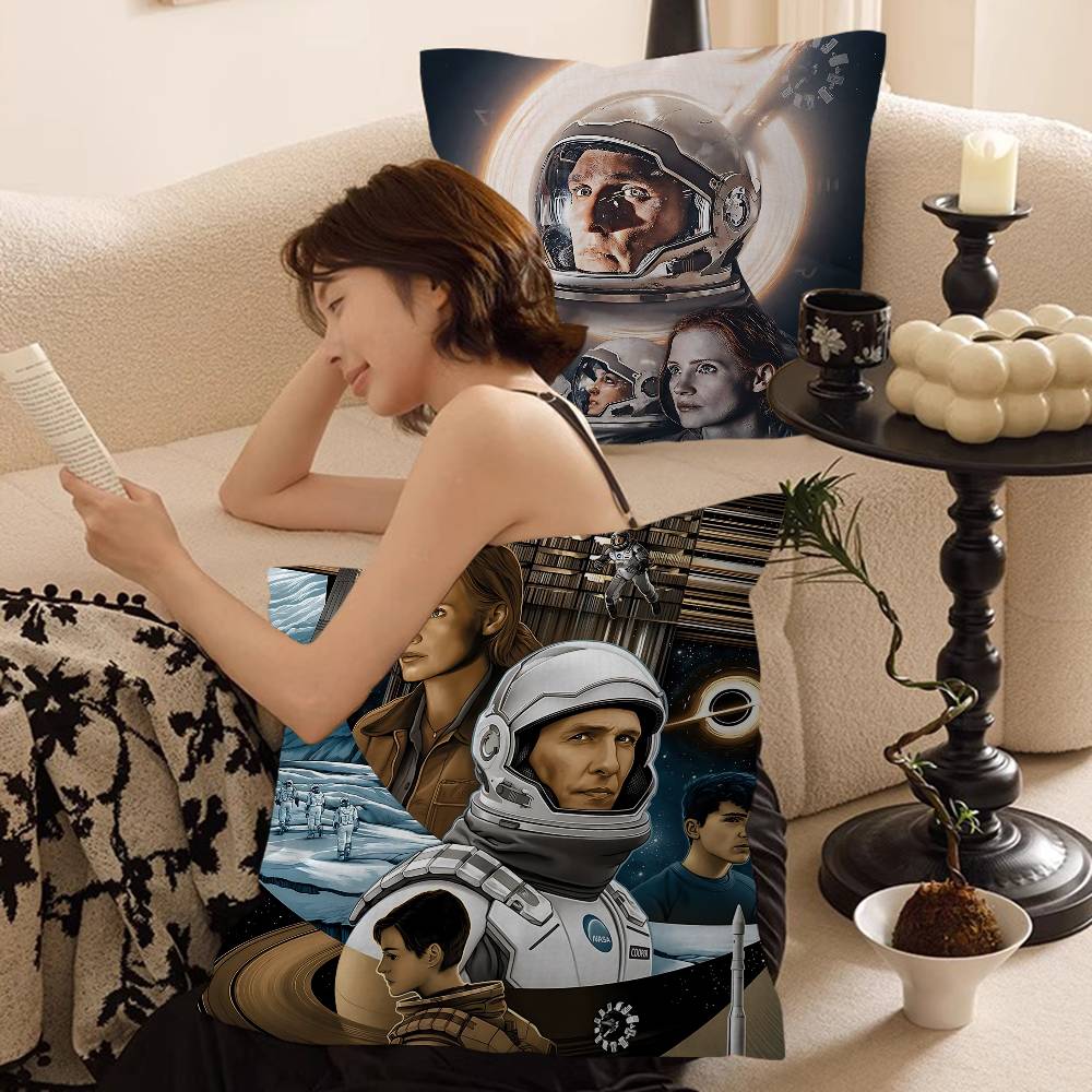 Classic Science Fiction Movies I-InterstellarMT Cushion Cover Car Throw Pillow Case For Sofa Car Christmas Gift 40x40cm 45x45cm