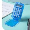 Mini Transparent Flip Keychain Calculator for Students