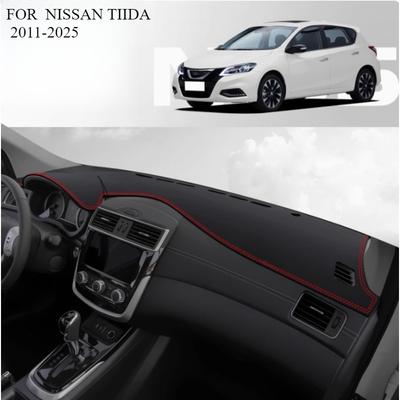 FOR  NISSAN TIIDA 2011-2025 Car Dash Mat Dashmat Dashboard Mat Cover Sun Shade Dash Board Cover Carpet  Accessories