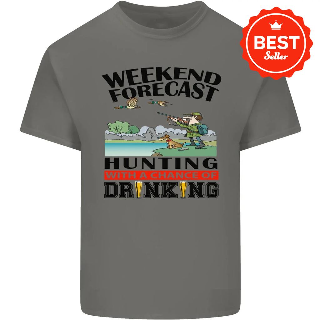 Hunting Alcoholic Beer Funny Hunters On Weekends TShirt 100 Cotton ONeck Short Sleeve Summer Casual Mens Tshirt Streetwear