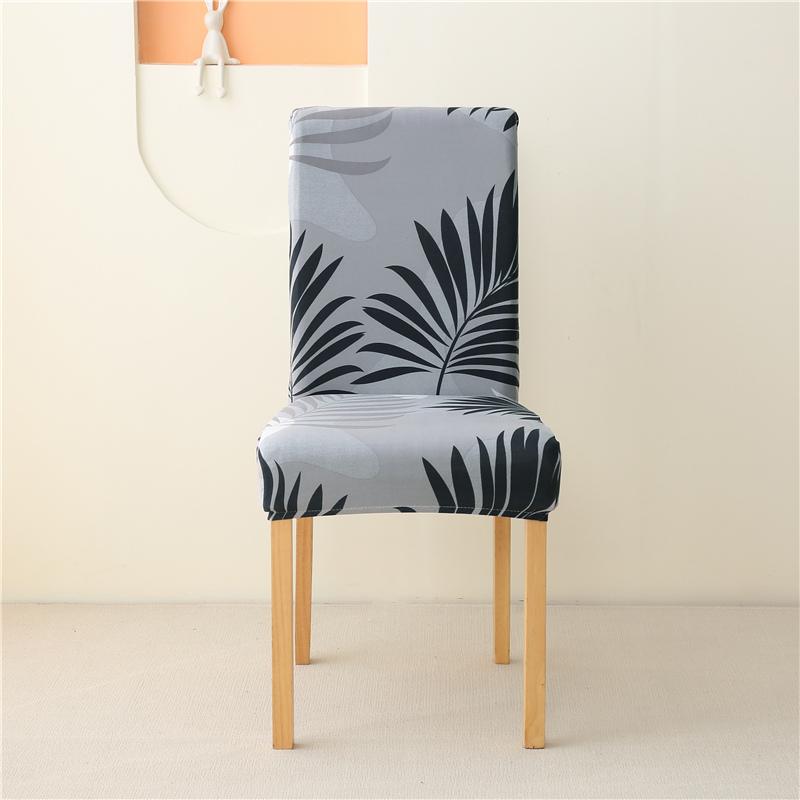 New Floral Decoration Stretch Covers Chair Cover For Dining Room Office Banquet Chair Protector Elastic Material Armchair Cover