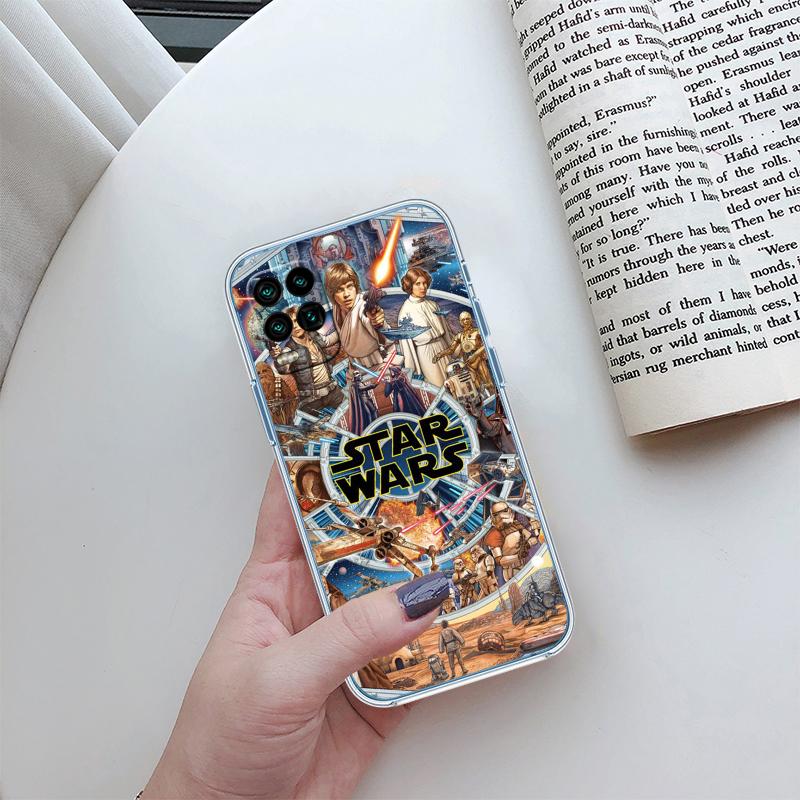 

Star Wars Movie Transparent Phone Case for Motorola Moto G7 G8 G9 G84 G85 G73 G24 G15 Z2 Play Power Plus Motorola Moto G9 Power