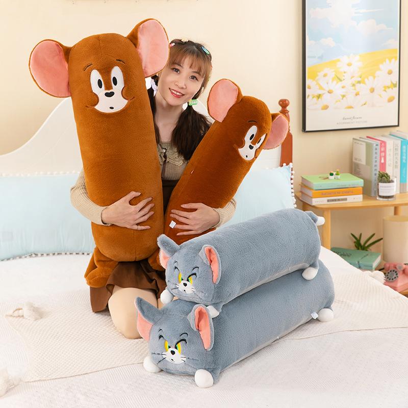 Cat and Mouse Plush Nap Pillow Cartoon Cute Tom Cat Doll Doll Office Sofa Bed Pillow