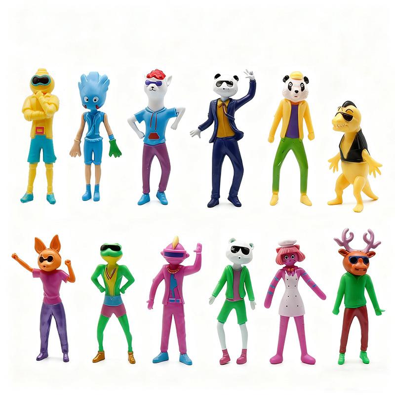 Anime PVC Figurine Set, 12/24-piece Game Character Collectible Toys, Ideal Gift for Fans