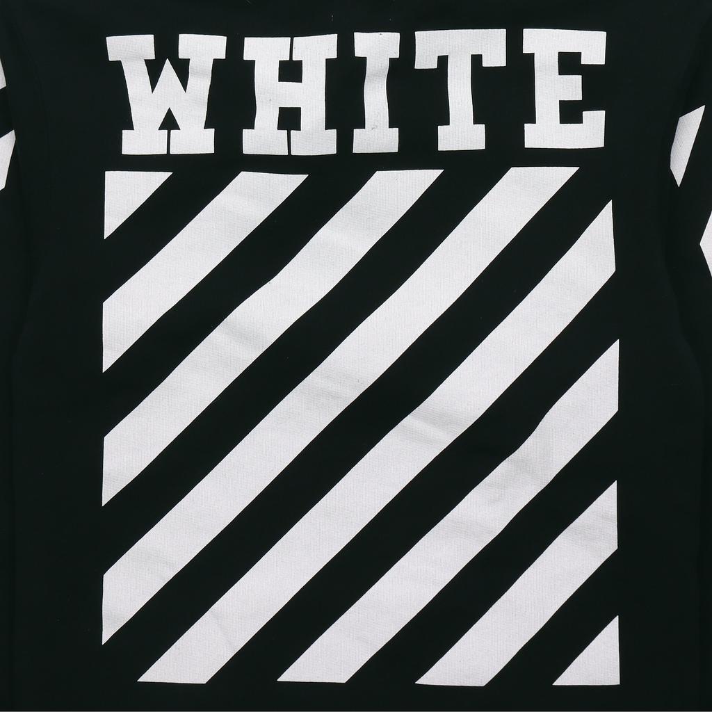 Men's Off-White Painting Stripe Black OMBB001F150030031088