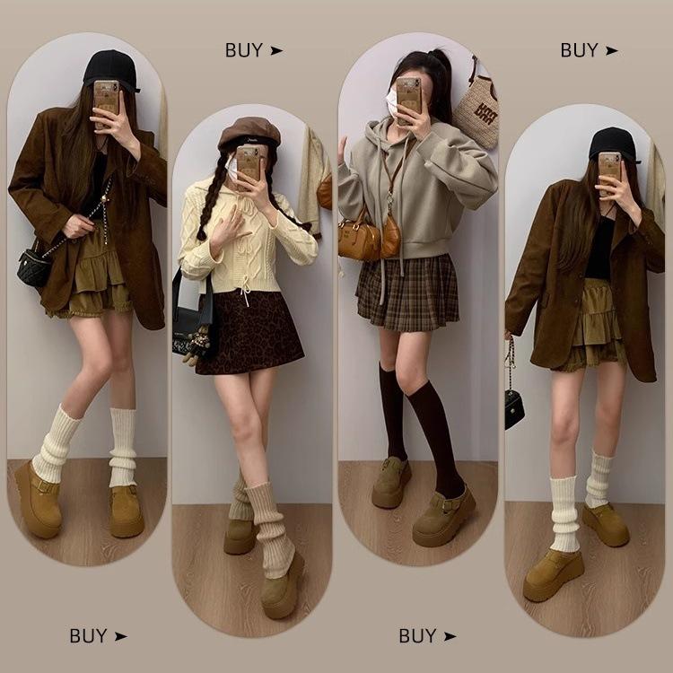 Spring and summer new fashion outer wear one pedal thick sole height increase small shoes bag head half drag women's shoes