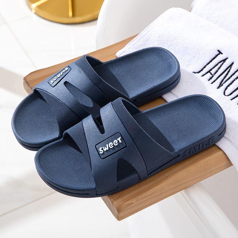 Summer Sandals with Thick Soles for Men Anti Slip Bathroom Comfortable Home Slippers