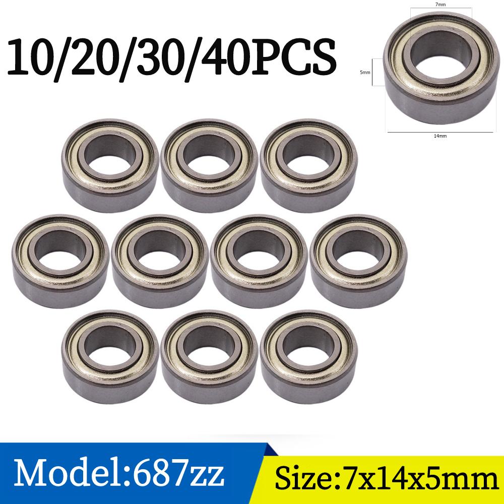 10pcs/lot Ball Bearing 625ZZ 5x16x5mm Carbon Steel Bearings 607 623 626 688 685 687 608 for Scooter Free Shipping