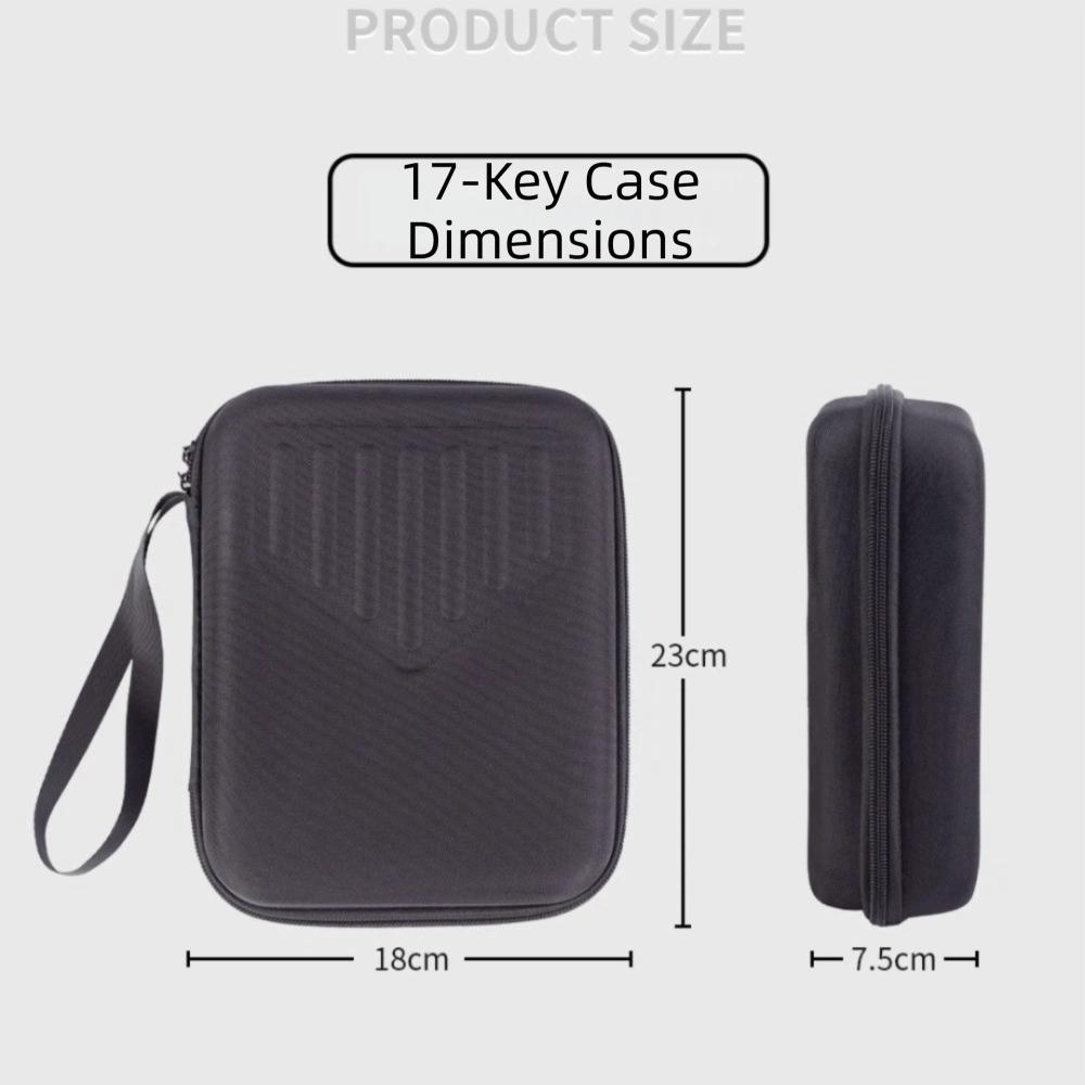 Thickened Thumb Piano Instrument Box EVA Piano Bag For 17 Tones 20/21 Tones