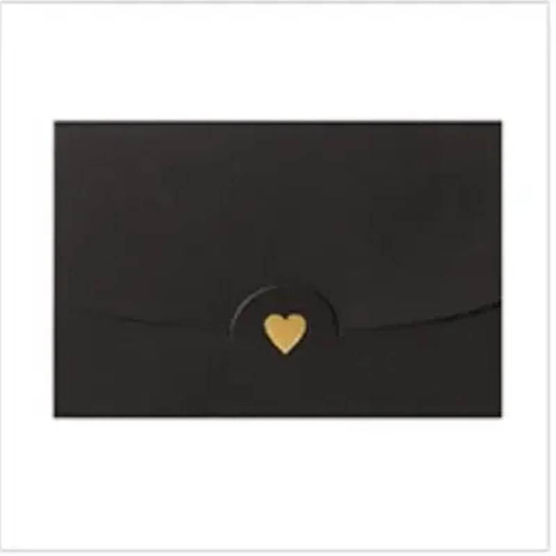 20pcs Mini Envelopes Small Greeting Card Name Card Envelope Hot Stamping Love Pearlescent Paper