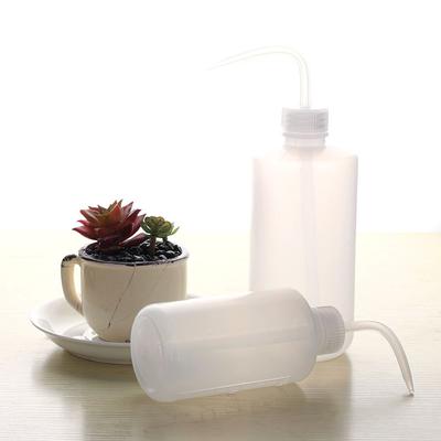 250ml/500ml Plastic Washing Succulents Alcohol Bottle Watering Can Gardening Curved Mouth