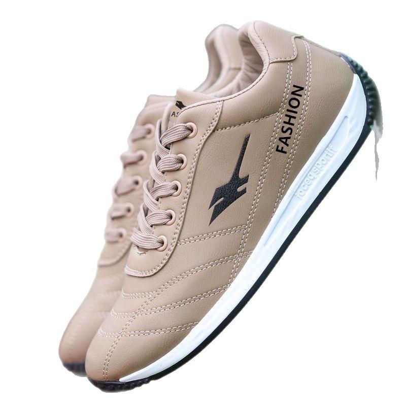 Lederschuhe Herren Frühling neue Plateau Freizeitschuhe Herren täglich bequem atmungsaktiv Lederschuhe