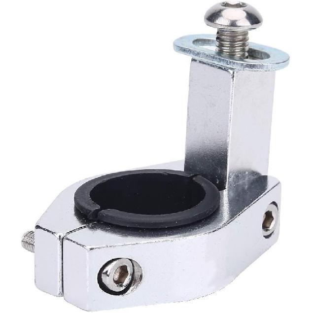 KIMISS Handlebar Clamps, 28mm 1-1/8 Inch Motorcycle Hand Guard Handguards Fat Clamp Mounting Kit Motorbike Component