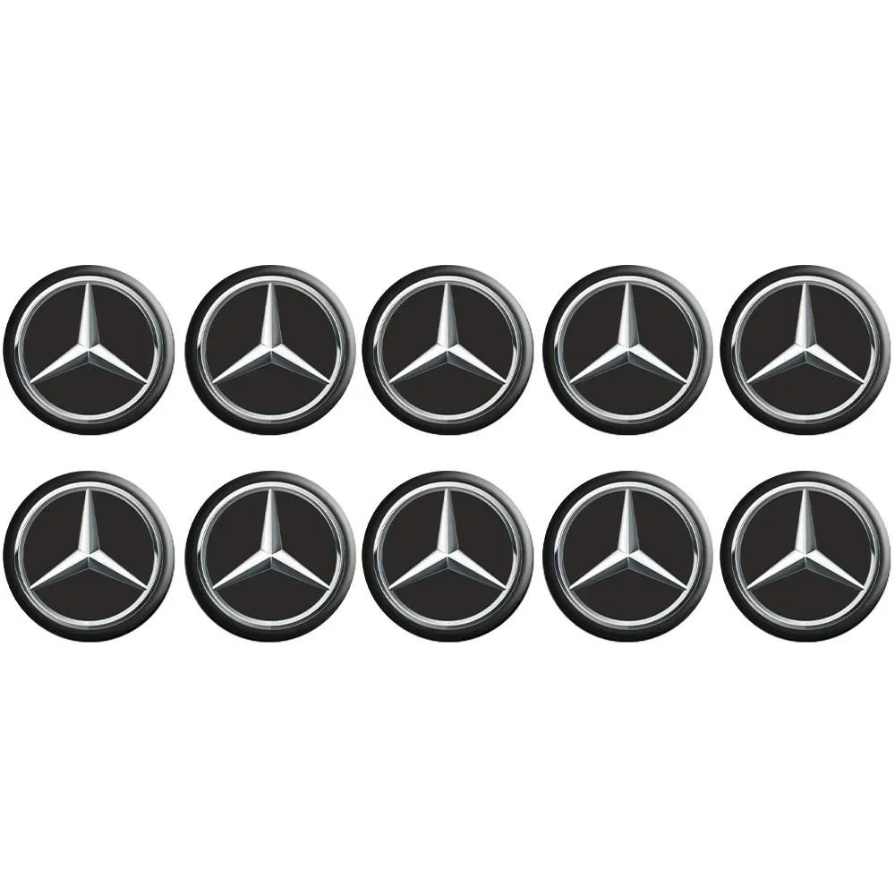C200 E200 Dla Mercedes Benz 14mm Naklejki z Godłem Kluczyka Samochodowego Akcesoria Dla Mercedes Benz AMG E S C A B Klasa GLE GLS CLS GLC CLA G