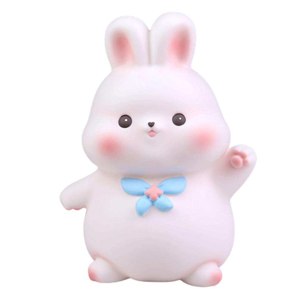 

Кролик-копилка, смола, монеты, копилка, банка, фигурка, декор для стола, горшок для вечеринок, сувениры, подарок для спальни, столешница