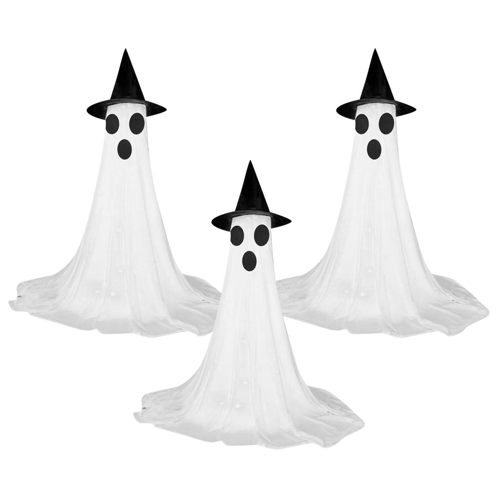 3 Pack Halloween Outdoor Decoration, Halloween Party Decoration With Remote Control, LED String Lights For Indoor And Outdoor, Porch, Patio, Garden