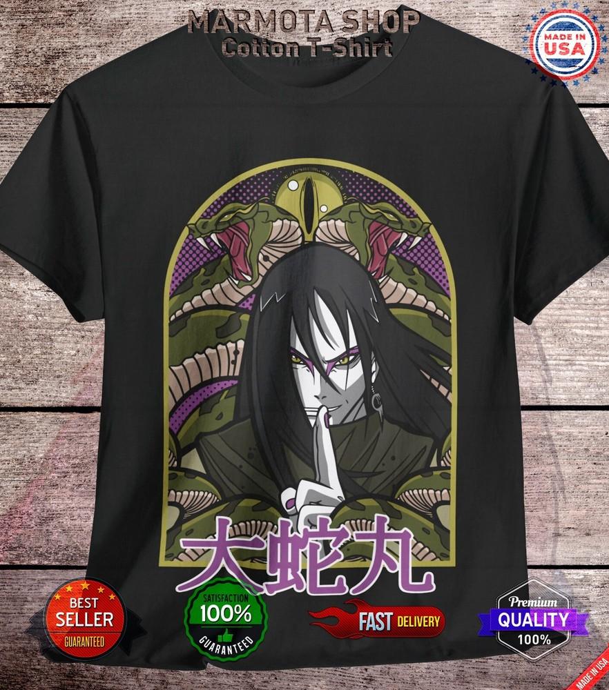 

Orochimaru Shirt Naruto Shippuden Sasuke Kakashi Anime Tee T-Shirt All Size S