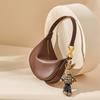 Mrs. Qiao Bag 2025 New Genuine Leather Underarm Bag for Women High-end Autumn Winter Women's Bag Single Shoulder Crossbody Dumpling Bag