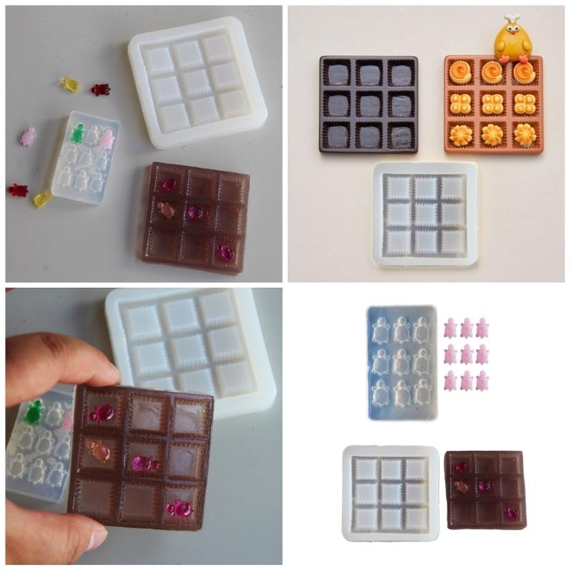 Creative Silicone Mold Handmade Moulds Game Playing Moulds for Kids and Adults Portable Designs for Fun and Learning