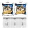 Funny Space Planet Kitten Pillow Case Soft Pillow Cover Cute Funny Cushion Cover For Wedding Party Home Decor