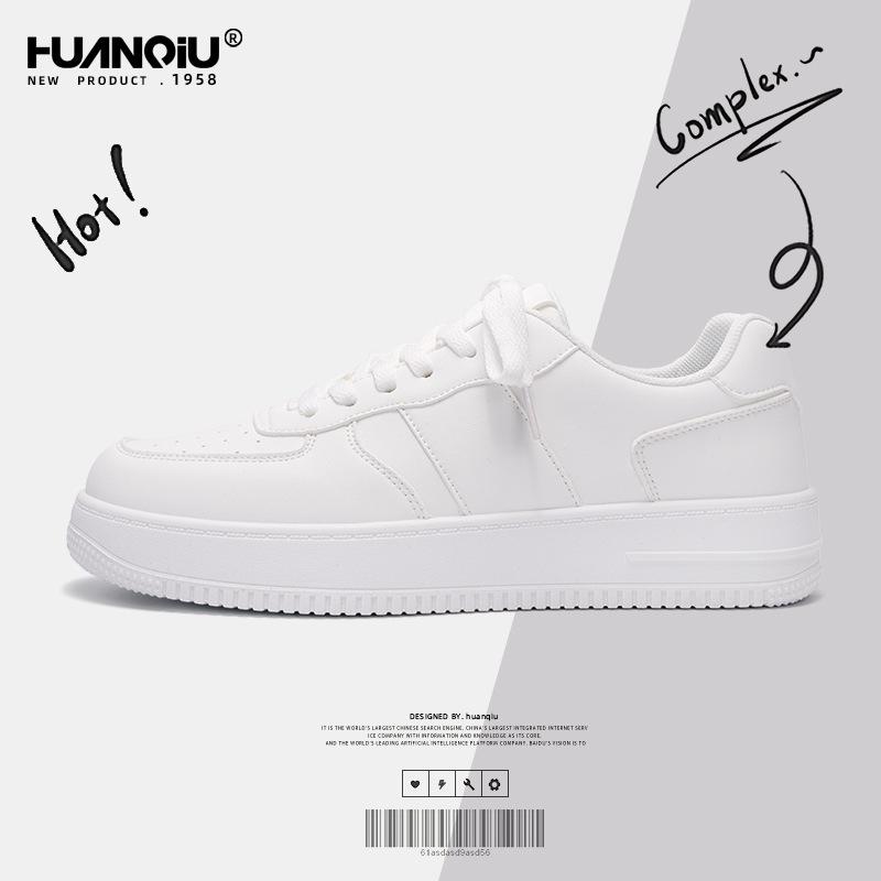 

Глобальная мужская обувь белые кеды мужские ZHQ-HY755 весенний тренд мужская обувь универсальная мужская спортивная и повседневная обувь 44 белый