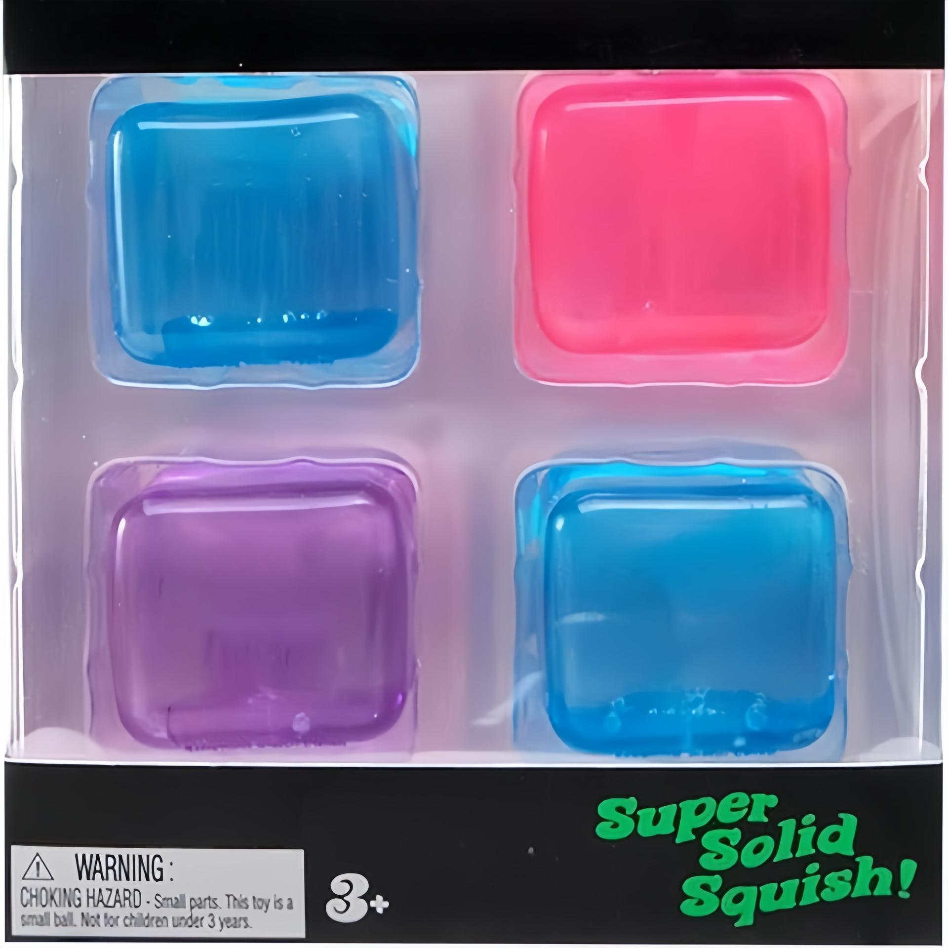 Needohniceicemini Pinch Le Decompression Ice Cubes 4 Small Decompression Vent Toys