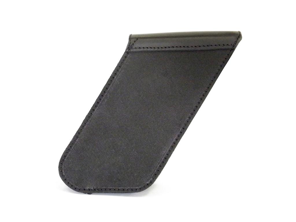 LONGRIDE Single Side Swingarm Bag for Harley Dyna CUS283 (Black Leather)