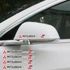 4 vnt. Automobilio logotipo stiliaus vandeniui atsparūs „pasidaryk pats“ lipdukai ant kėbulo, skirti Eclipse Lancer Outlander Pajero ASX Colt I200 Delica Triton Ex