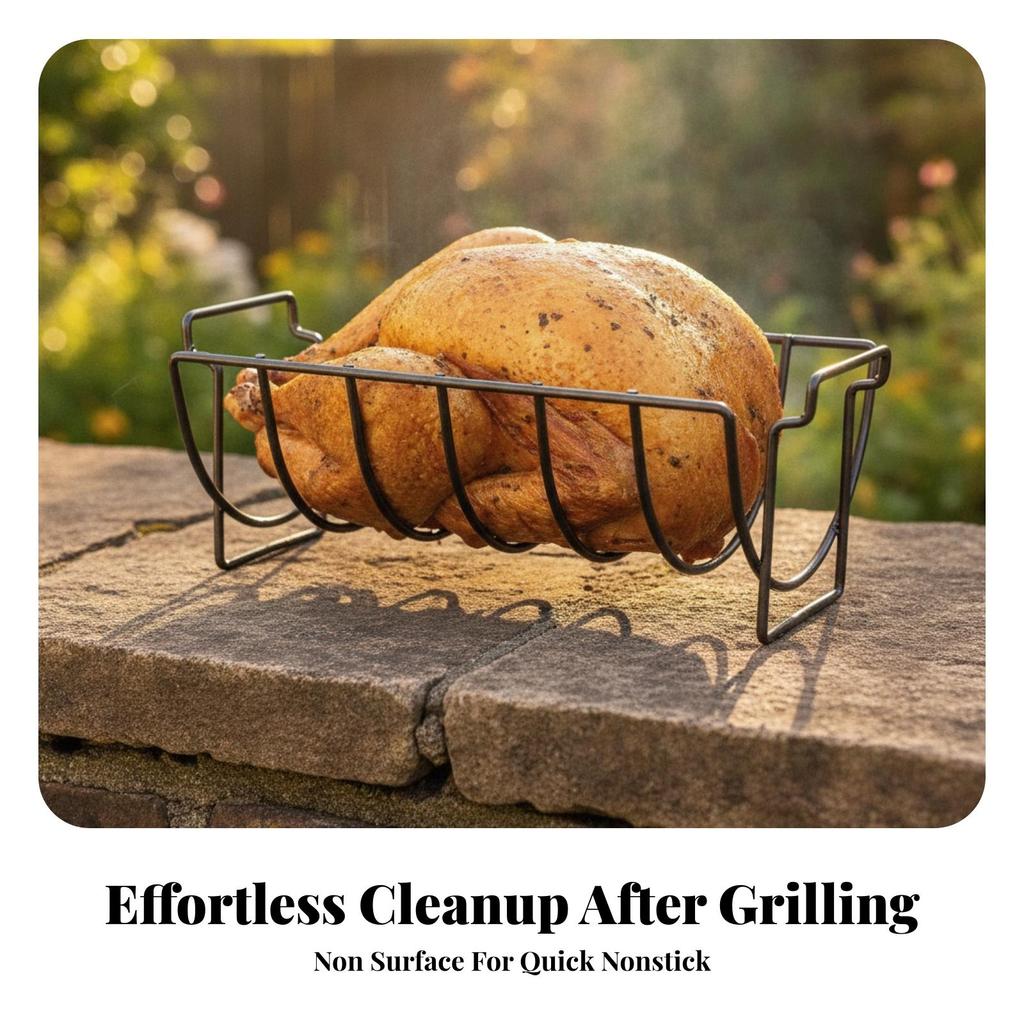 Roasting Rack with Handles Non-Stick Cookware Versatile for Home Cooks