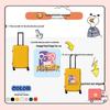 20-Inch Fixed Spot Corner Protector Trolley Luggage – ABS Travel Suitcase Bag with Printed Logo, Ideal As a Business Gift.