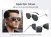 KAJILA 2026 Men's Polarized Retro Square Sunglasses with Double Bridge