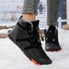 Cross-border Winter Velvet Anti-splashing Five-finger Snow Boots Warm Couple Middle Help Casual Non-slip Cotton Shoes Outdoor